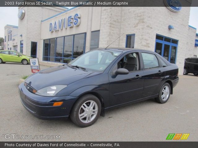 2003 Ford Focus SE Sedan in Twilight Blue Metallic