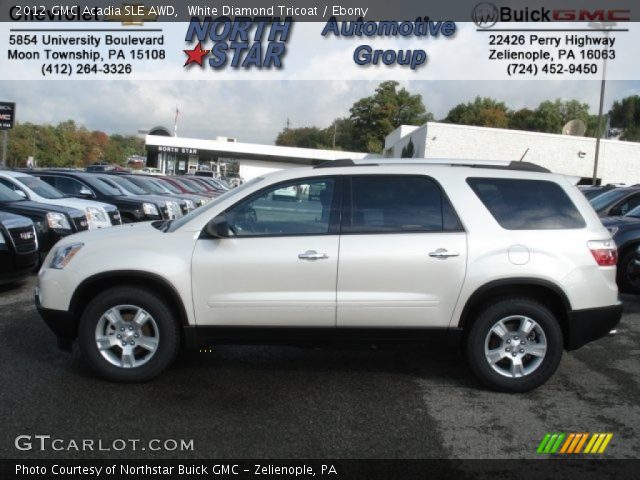 2012 GMC Acadia SLE AWD in White Diamond Tricoat