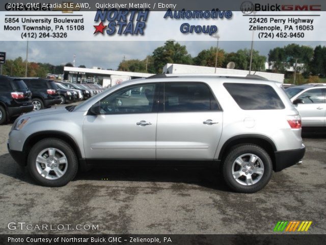 2012 GMC Acadia SLE AWD in Quicksilver Metallic