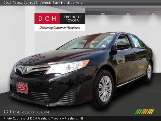 2012 Toyota Camry LE in Attitude Black Metallic