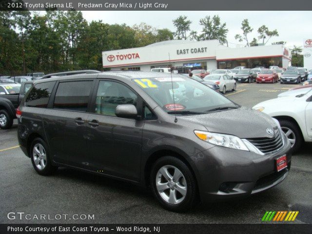 2012 Toyota Sienna LE in Predawn Gray Mica