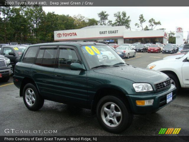 2000 Toyota RAV4 4WD in Deep Jewel Green
