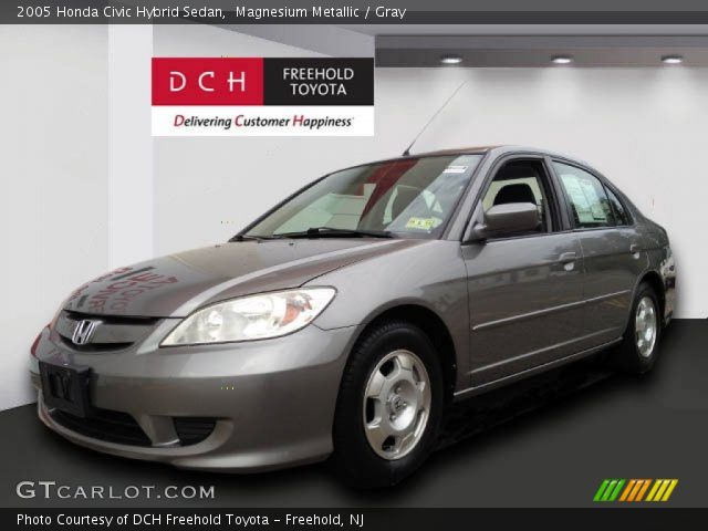 2005 Honda Civic Hybrid Sedan in Magnesium Metallic