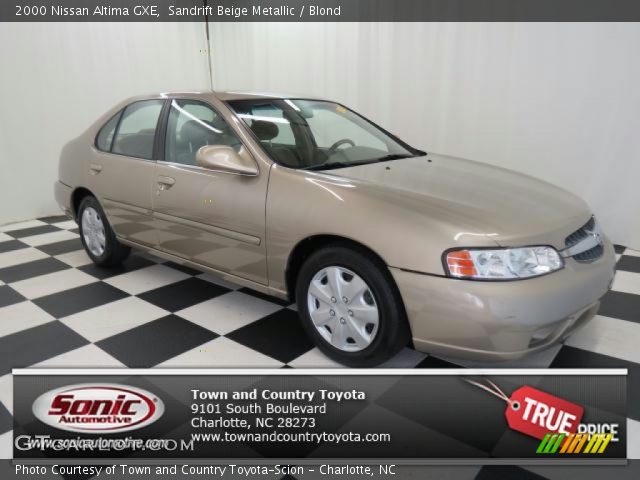 2000 Nissan Altima GXE in Sandrift Beige Metallic
