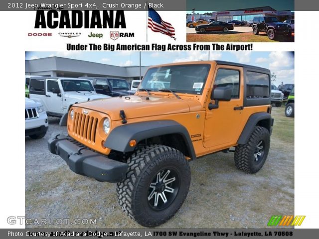 2012 Jeep Wrangler Sport 4x4 in Crush Orange