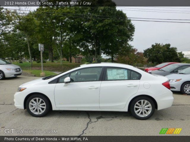 2012 Honda Civic EX Sedan in Taffeta White