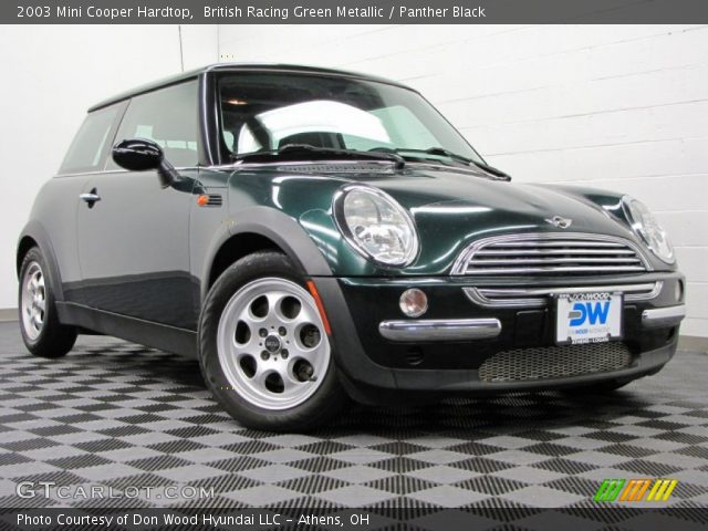 2003 Mini Cooper Hardtop in British Racing Green Metallic