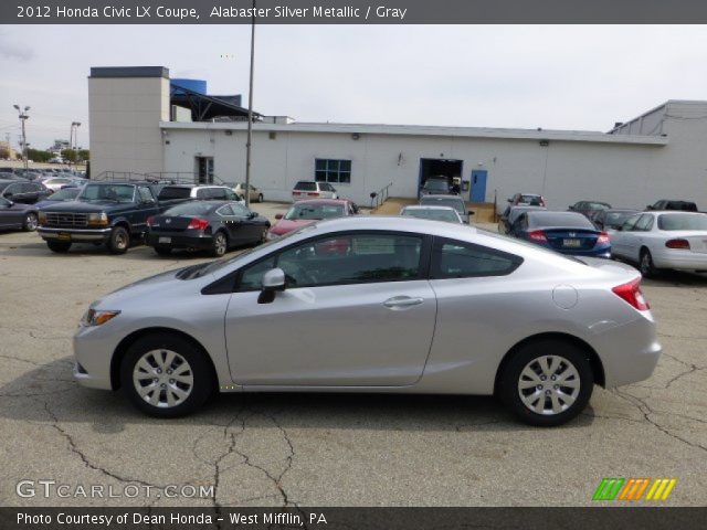 2012 Honda Civic LX Coupe in Alabaster Silver Metallic