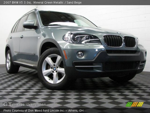 2007 BMW X5 3.0si in Mineral Green Metallic