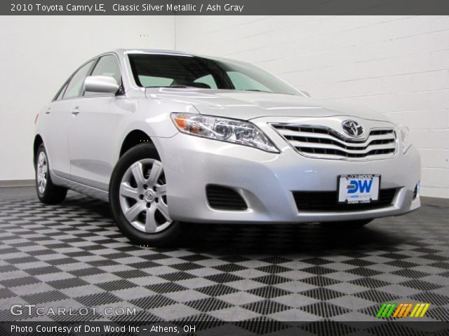 2010 Toyota Camry LE in Classic Silver Metallic