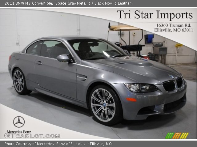 2011 BMW M3 Convertible in Space Gray Metallic