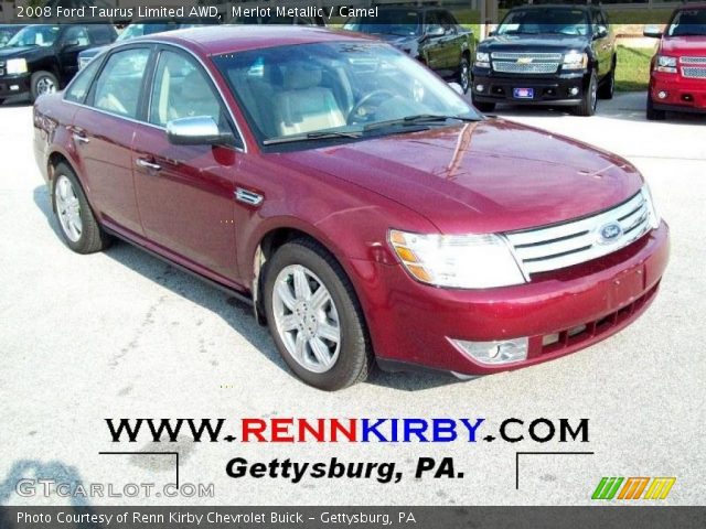2008 Ford Taurus Limited AWD in Merlot Metallic