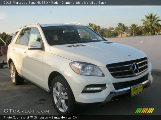 2013 Mercedes-Benz ML 350 4Matic in Diamond White Metallic