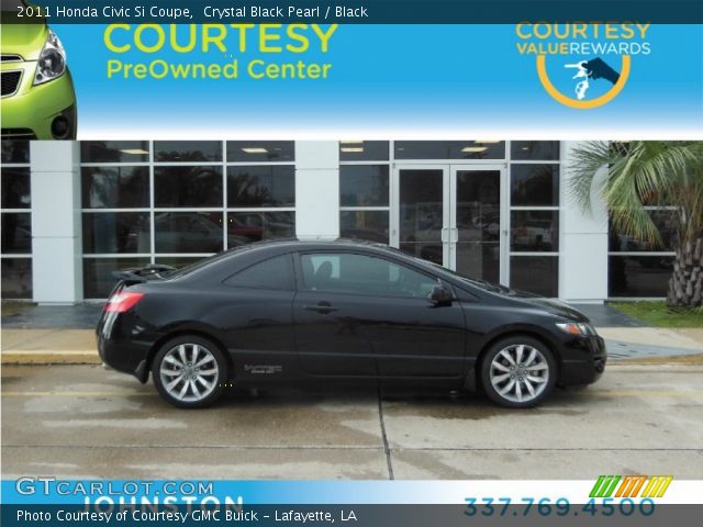 2011 Honda Civic Si Coupe in Crystal Black Pearl