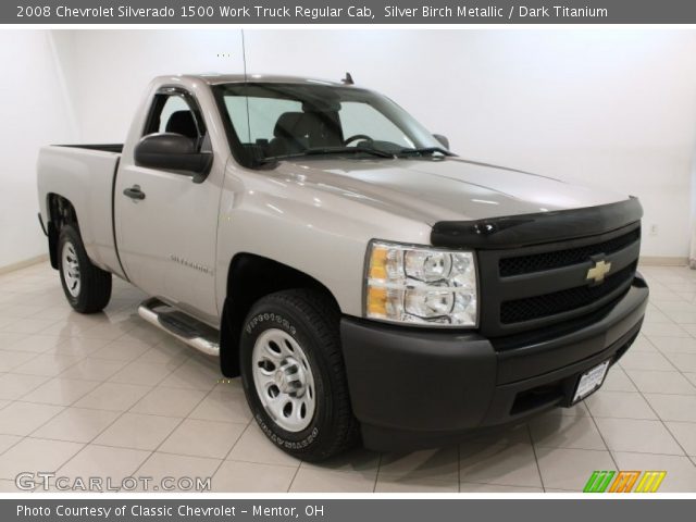 2008 Chevrolet Silverado 1500 Work Truck Regular Cab in Silver Birch Metallic