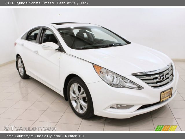 2011 Hyundai Sonata Limited in Pearl White