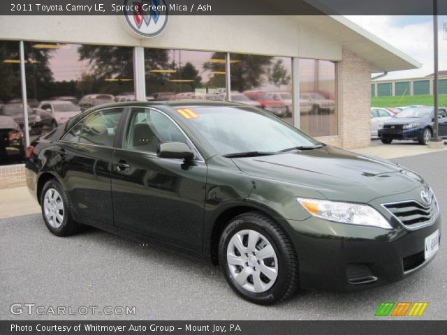 2011 Toyota Camry LE in Spruce Green Mica