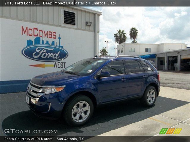 2013 Ford Edge SEL in Deep Impact Blue Metallic