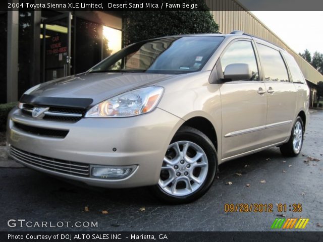 2004 Toyota Sienna XLE Limited in Desert Sand Mica