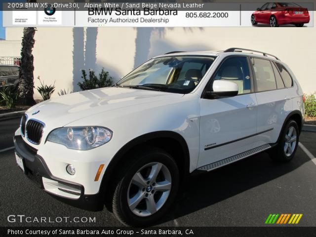 2009 BMW X5 xDrive30i in Alpine White