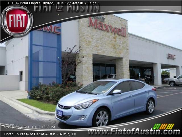 2011 Hyundai Elantra Limited in Blue Sky Metallic