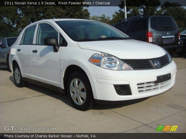 2011 Nissan Versa 1.6 Sedan in Fresh Powder White