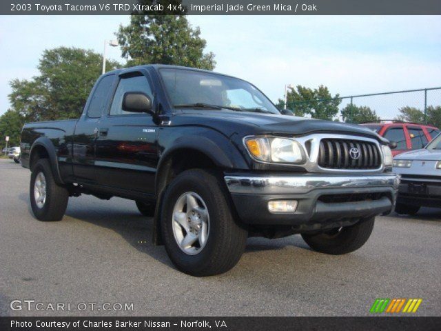 2003 Toyota Tacoma V6 TRD Xtracab 4x4 in Imperial Jade Green Mica