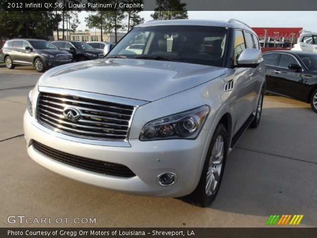 2012 Infiniti QX 56 in Liquid Platinum