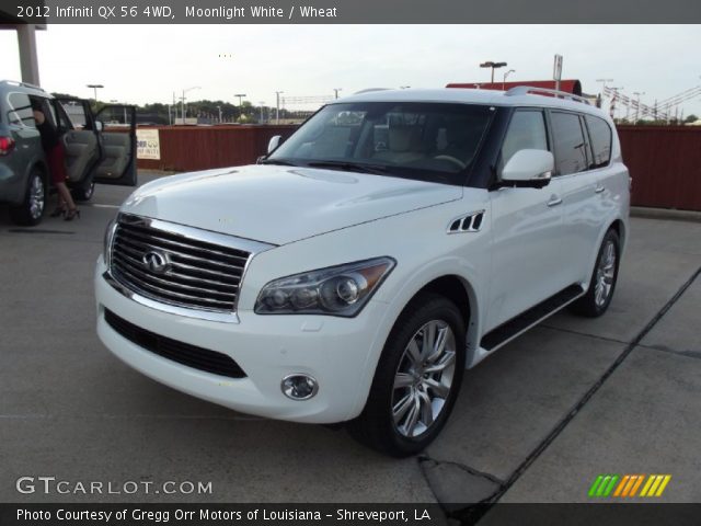 2012 Infiniti QX 56 4WD in Moonlight White