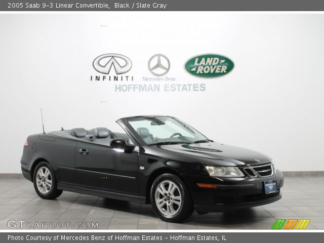 2005 Saab 9-3 Linear Convertible in Black