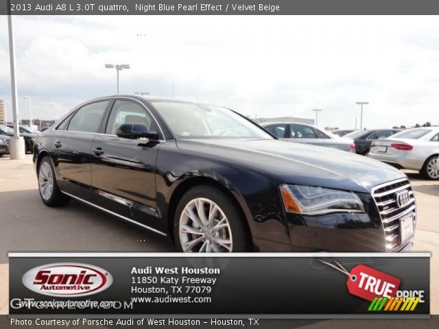 2013 Audi A8 L 3.0T quattro in Night Blue Pearl Effect