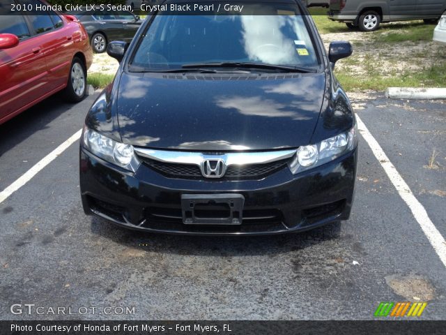 2010 Honda Civic LX-S Sedan in Crystal Black Pearl