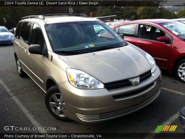 2004 Toyota Sienna LE in Desert Sand Mica