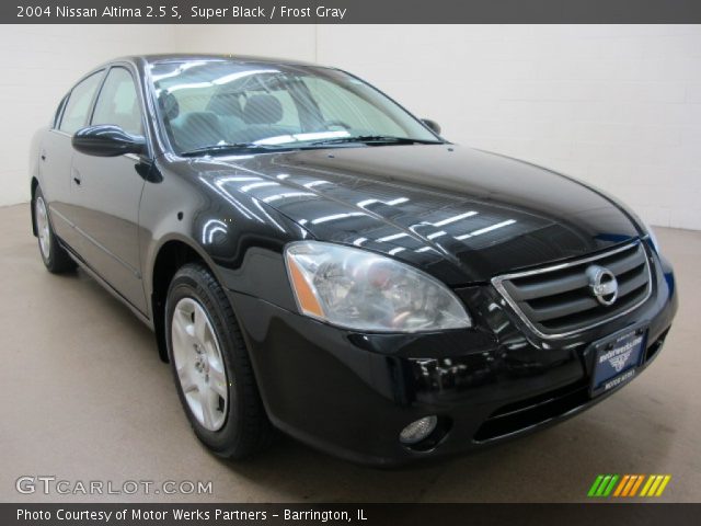 2004 Nissan Altima 2.5 S in Super Black