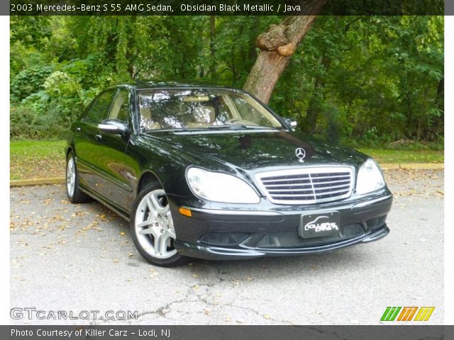 2003 Mercedes-Benz S 55 AMG Sedan in Obsidian Black Metallic