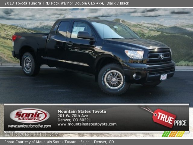 2013 Toyota Tundra TRD Rock Warrior Double Cab 4x4 in Black