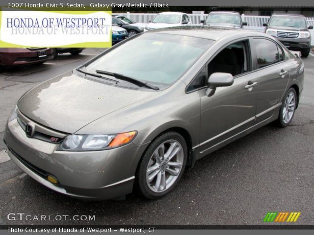 2007 Honda Civic Si Sedan in Galaxy Gray Metallic