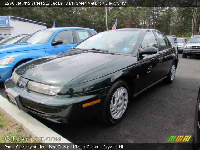 1998 Saturn S Series SL2 Sedan in Dark Green Metallic