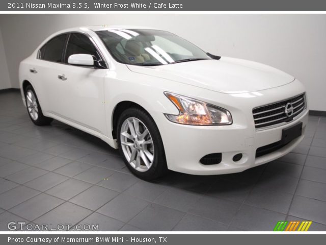 2011 Nissan Maxima 3.5 S in Winter Frost White