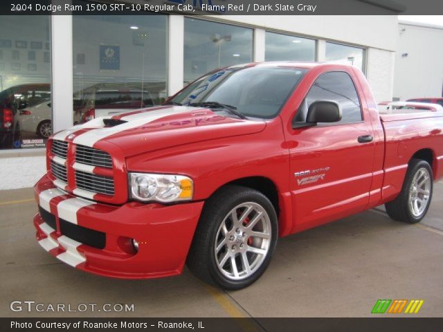 2004 Dodge Ram 1500 SRT-10 Regular Cab in Flame Red