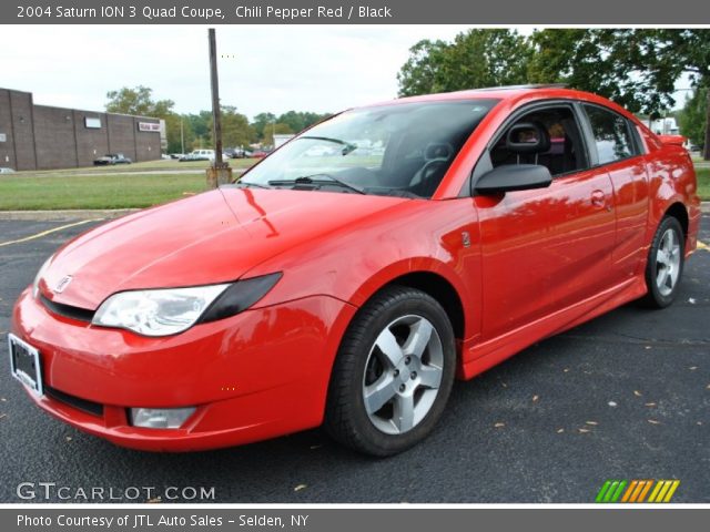 2004 Saturn ION 3 Quad Coupe in Chili Pepper Red