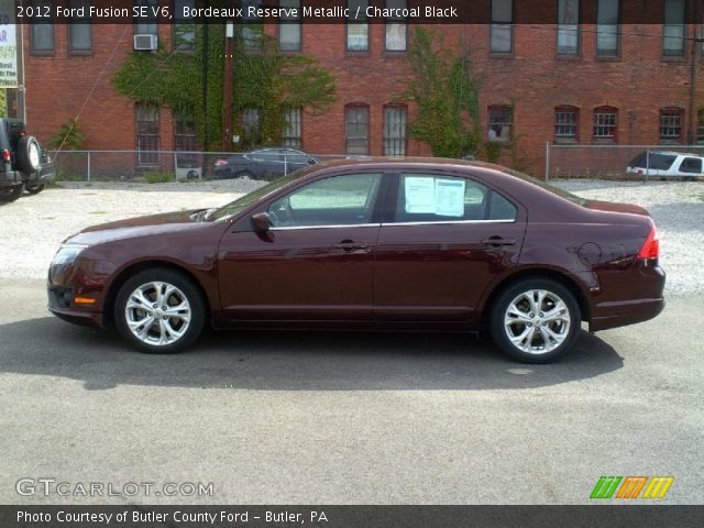 2012 Ford Fusion SE V6 in Bordeaux Reserve Metallic