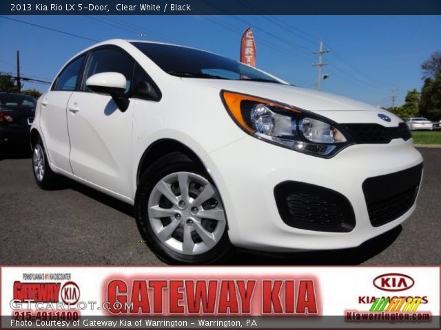 2013 Kia Rio LX 5-Door in Clear White