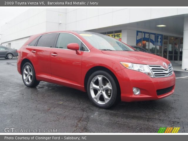 2009 Toyota Venza V6 in Barcelona Red Metallic