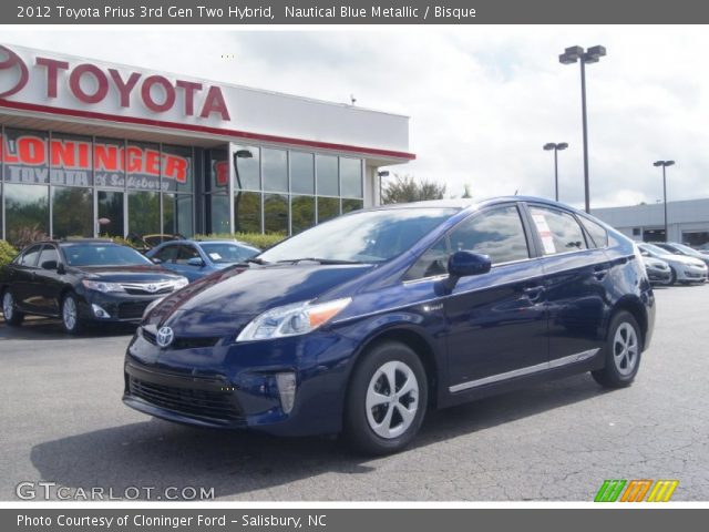 2012 Toyota Prius 3rd Gen Two Hybrid in Nautical Blue Metallic