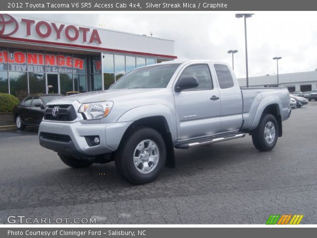2012 Toyota Tacoma V6 SR5 Access Cab 4x4 in Silver Streak Mica