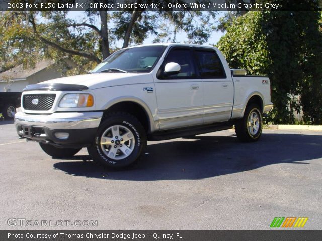 2003 Ford F150 Lariat FX4 Off Road SuperCrew 4x4 in Oxford White