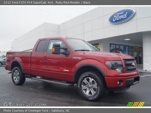 2013 Ford F150 FX4 SuperCab 4x4 in Ruby Red Metallic