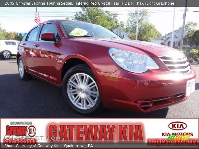 2009 Chrysler Sebring Touring Sedan in Inferno Red Crystal Pearl