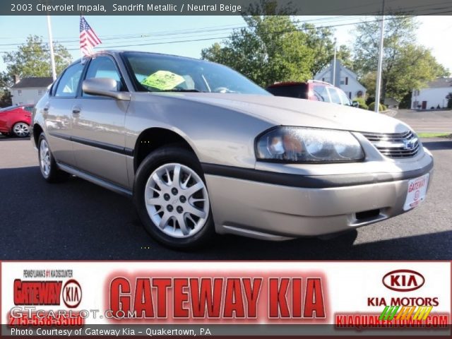 2003 Chevrolet Impala  in Sandrift Metallic